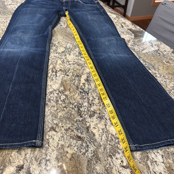 7 For All Mankind Flynn Boot Cut Flare Jeans, 34” inseam, “Z-Pocket” - Picture 6 of 12